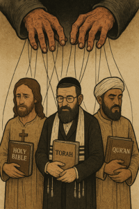 Lee más sobre el artículo Narrativas Históricas: Mitos y manipulación en la creación del judaísmo, cristianismo e islam